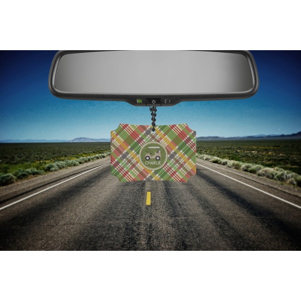 Golfer's Plaid Car Ornament - Berlin (Road)
