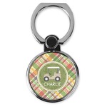 Golfer's Plaid Cell Phone Ring Stand & Holder (Personalized)