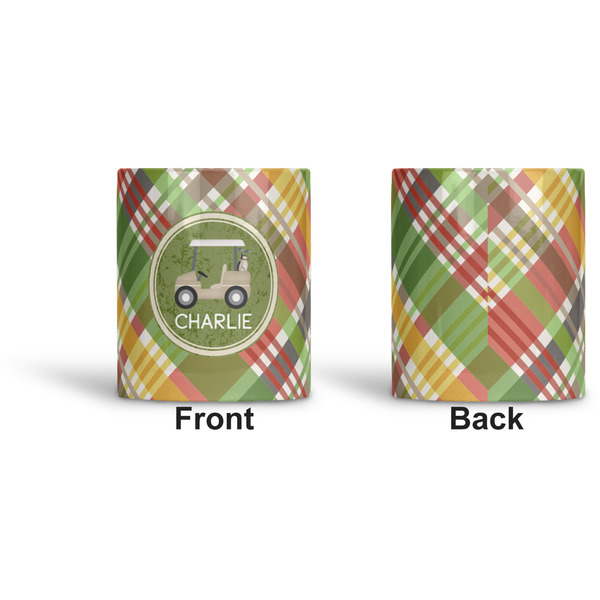 Golfer's Plaid Ceramic Pen Holder - Apvl