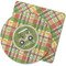 Golfer's Plaid Rubber Backed Coaster (Personalized)