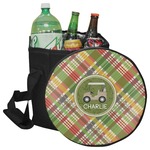 Golfer's Plaid Collapsible Cooler & Seat (Personalized)