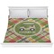 Golfer's Plaid Comforter - King (Personalized)