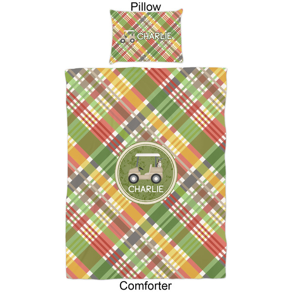 Golfer's Plaid Comforter Set - Twin - Approval