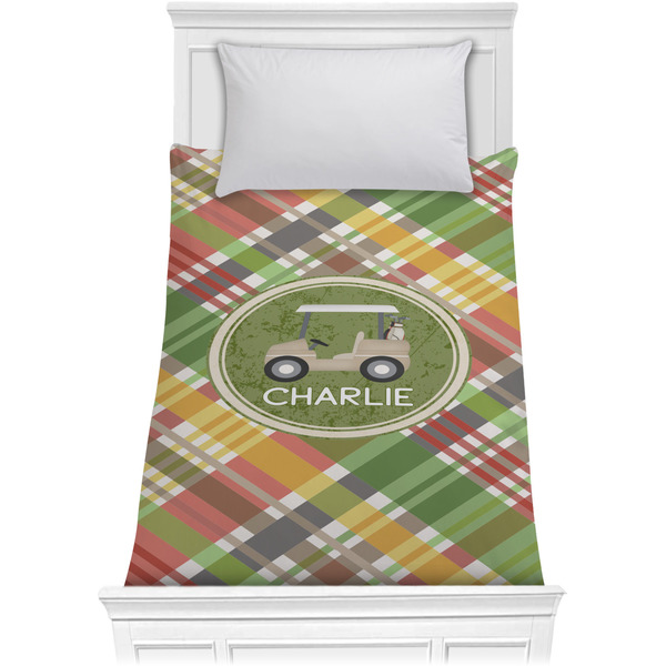 Golfer's Plaid Comforter (Twin)