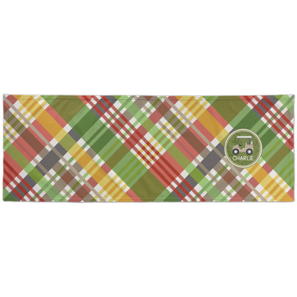 Golfer's Plaid Cooling Towel- Approval