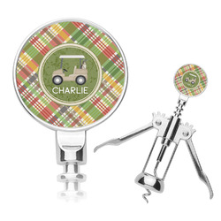Golfer's Plaid Corkscrew (Personalized)