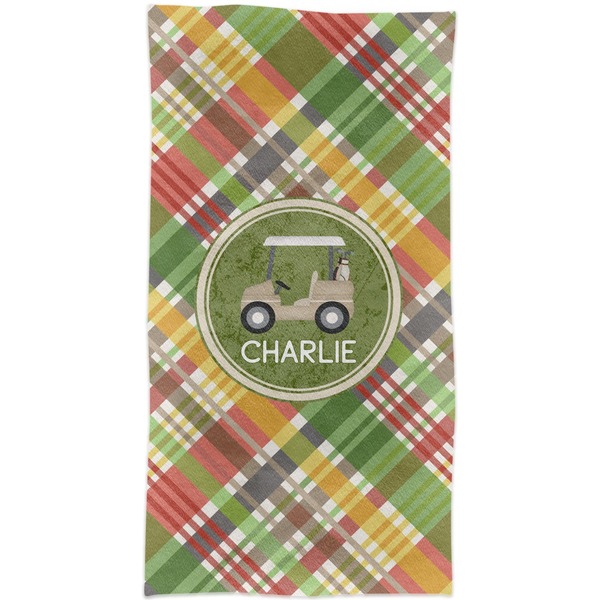 Golfer's Plaid Crib Comforter/Quilt - Apvl