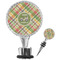 Golfer's Plaid Wine Bottle Stopper (Personalized)