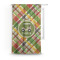 Golfer's Plaid Curtain Panel - Custom Size (Personalized)
