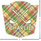 Golfer's Plaid Custom Shape Iron On Patches - L - APPROVAL