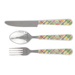 Golfer's Plaid Cutlery Set (Personalized)