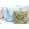 Golfer's Plaid Decorative Pillow Case - LIFESTYLE 2