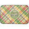 Golfer's Plaid Dish Drying Mat (Personalized)