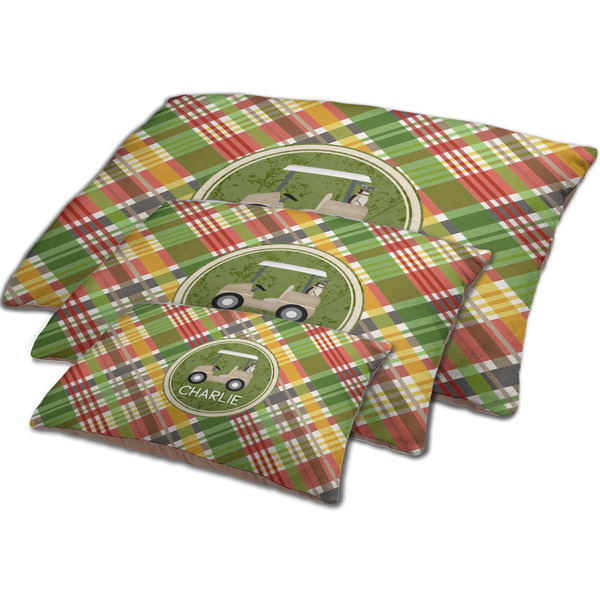 Golfer's Plaid Dog Beds - MAIN (sm, med, lrg)
