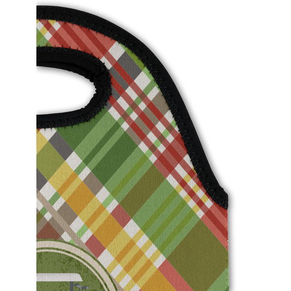 Golfer's Plaid Double Wine Tote - Detail 1 (new)