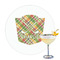 Golfer's Plaid Drink Topper - Large - Single with Drink
