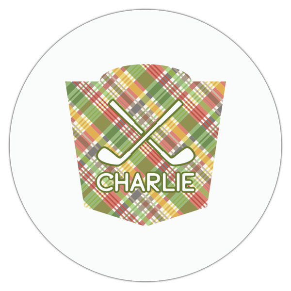 Golfer's Plaid Drink Topper - XSmall - Single