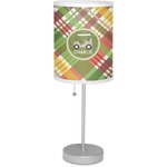 Golfer's Plaid 7" Drum Lamp with Shade (Personalized)