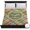 Golfer's Plaid Duvet Cover - Full / Queen (Personalized)