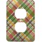 Golfer's Plaid Electric Outlet Plate