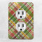 Golfer's Plaid Electric Outlet Plate - LIFESTYLE