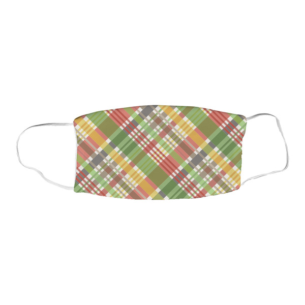 Golfer's Plaid Fabric Face Mask