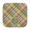 Golfer's Plaid Face Cloth-Rounded Corners