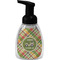 Golfer's Plaid Foam Soap Bottle - Black (Personalized)