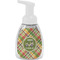 Golfer's Plaid Foam Soap Bottle - White (Personalized)