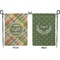 Golfer's Plaid Garden Flag - Double Sided Front and Back
