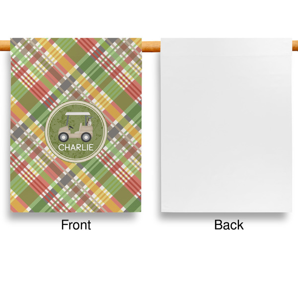 Golfer's Plaid House Flags - Single Sided - APPROVAL