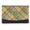 Golfer's Plaid Genuine Leather Womens Wallet - Front/Main