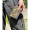 Golfer's Plaid Genuine Leather Womens Wallet - In Context