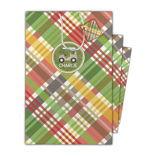 Golfer's Plaid Gift Bags - Parent/Main