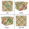 Golfer's Plaid Gift Boxes with Lid - Canvas Wrapped - Large - Approval