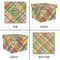 Golfer's Plaid Gift Boxes with Lid - Canvas Wrapped - Small - Approval