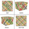 Golfer's Plaid Gift Boxes with Lid - Canvas Wrapped - X-Large - Approval