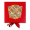 Golfer's Plaid Gift Boxes with Magnetic Lid - Red - Approval