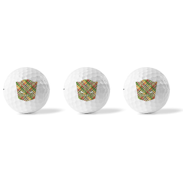 Golfer's Plaid Golf Balls - Titleist - Set of 3 - APPROVAL