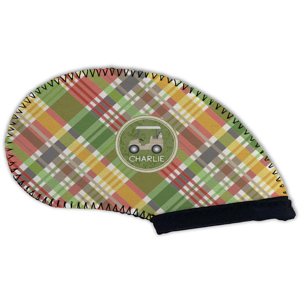 Golfer's Plaid Golf Club Covers - BACK