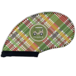Golfer's Plaid Golf Club Iron Cover (Personalized)