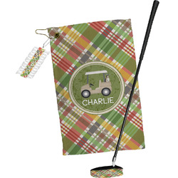 Golfer's Plaid Golf Towel Gift Set (Personalized)