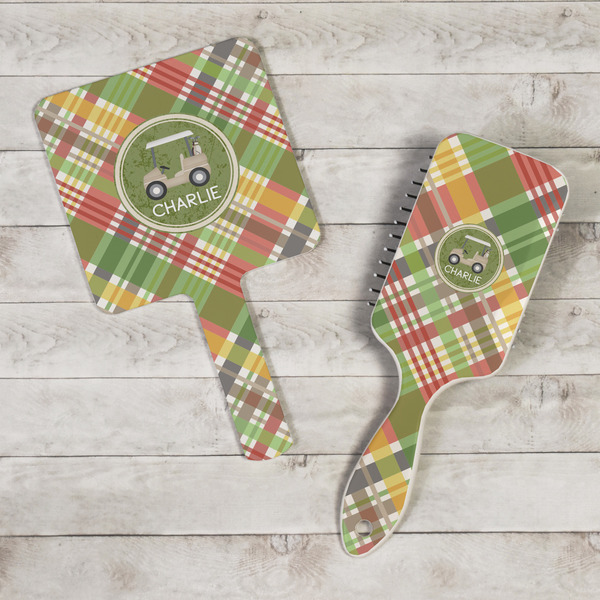 Golfer's Plaid Hand Mirrors - In Context