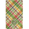 Golfer's Plaid Hand Towel (Personalized) Full