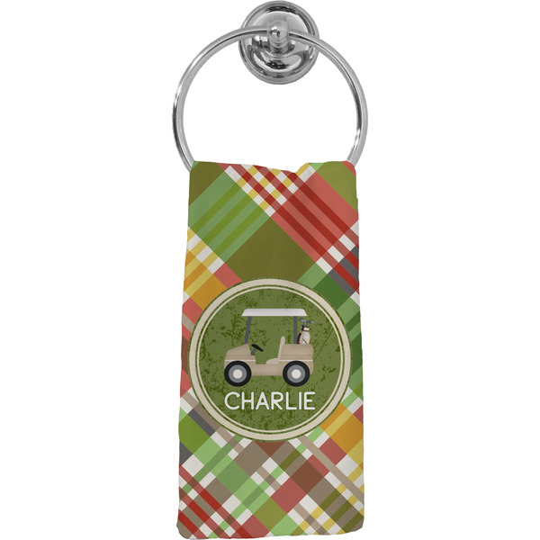 Custom Golfer's Plaid Hand Towel - Full Print (Personalized)