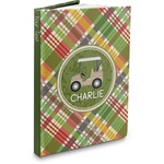 Golfer's Plaid Hardbound Journal - 7.25" x 10" (Personalized)