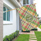 Golfer's Plaid House Flags - Double Sided - LIFESTYLE