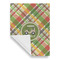Golfer's Plaid House Flags - Single Sided - FRONT FOLDED