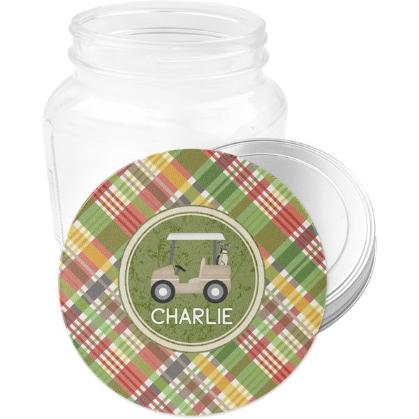 Golfer's Plaid Jar Opener - Main