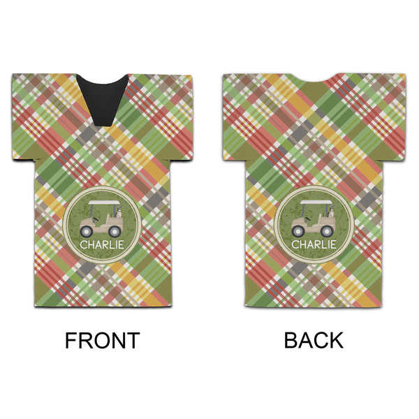 Golfer's Plaid Jersey Bottle Cooler - APPROVAL